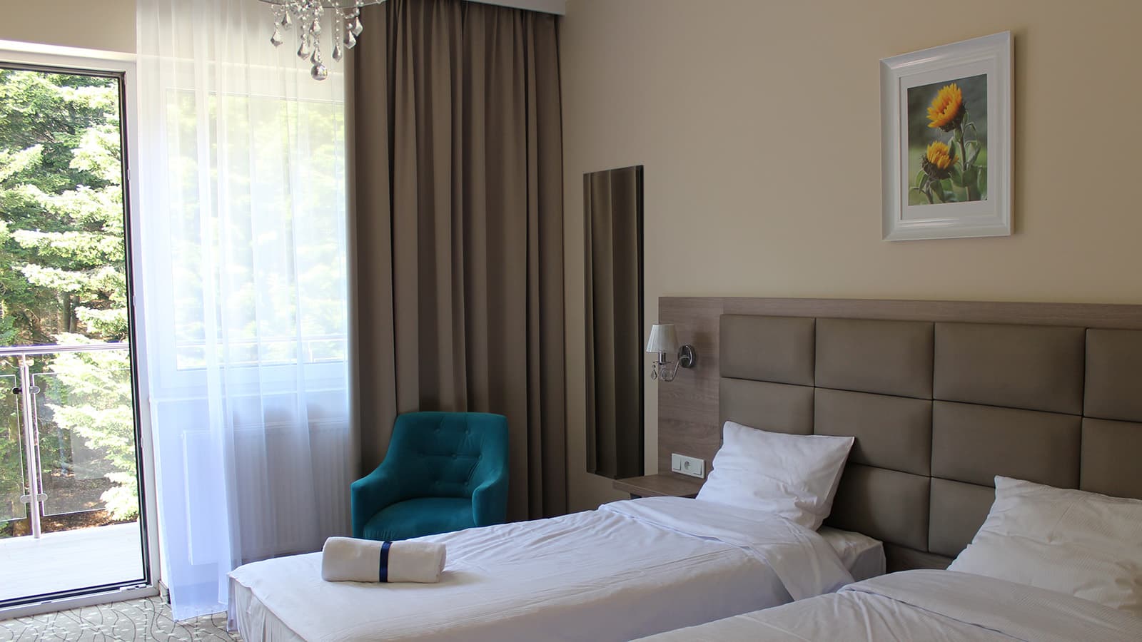 Pokój w Świerkowym Zdroju Medical Spa w Iwoniczu-Zdroju
