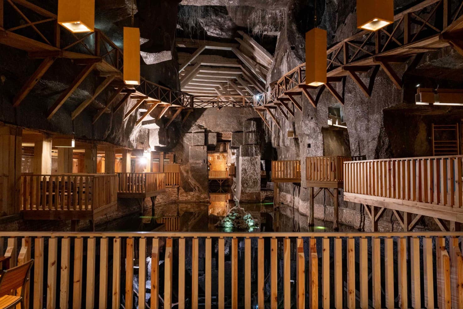Komora Jezioro Wessel w Uzdrowisku Kopalnia Soli Wieliczka