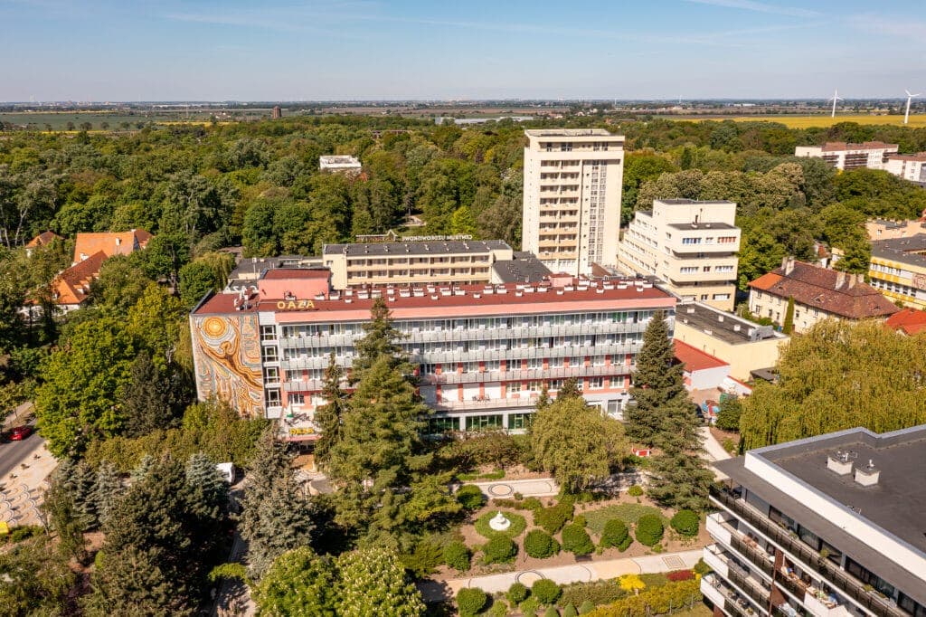 Budynek główny Sanatorium Oaza w Inowrocławiu