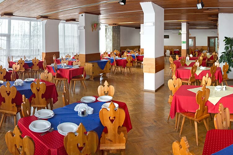 Jadalnia w Sanatorium Dzwonkówka Szczawnica