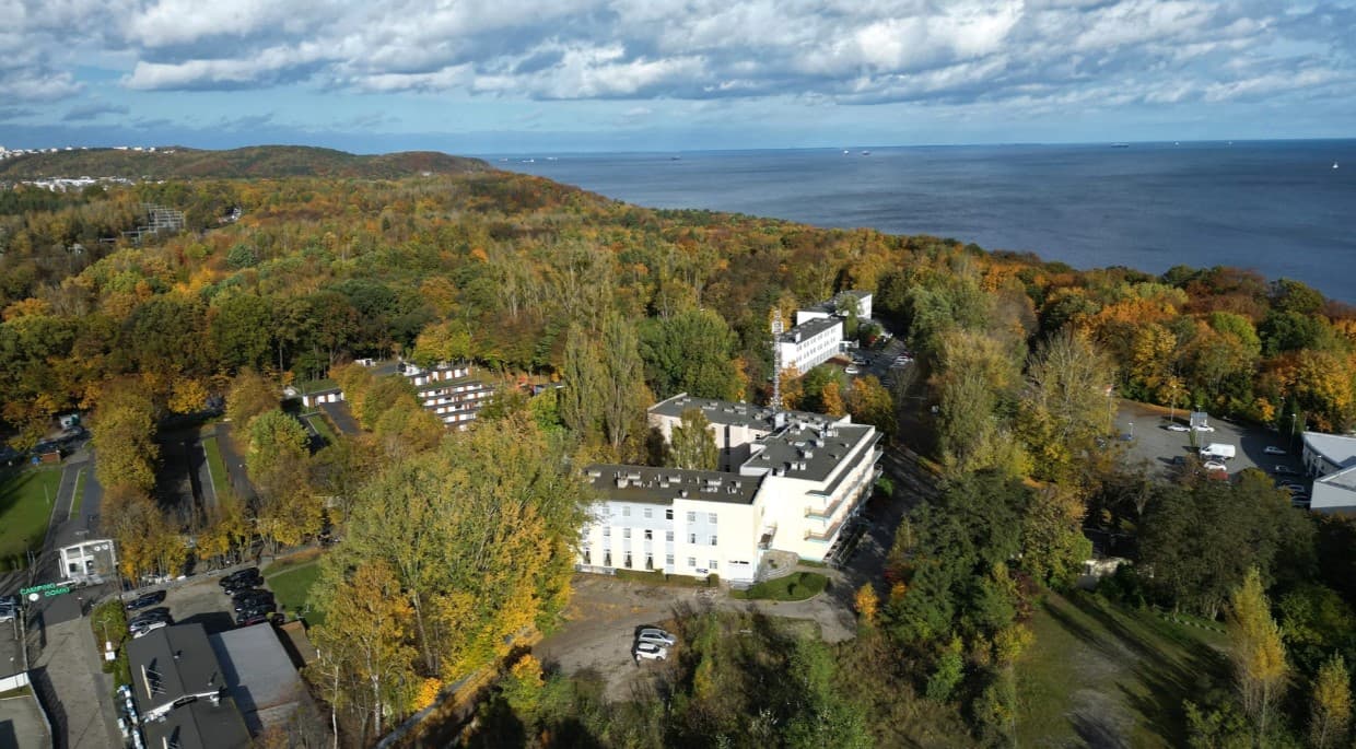 Budynek główny Sanatorium Kamienny Potok w Sopocie