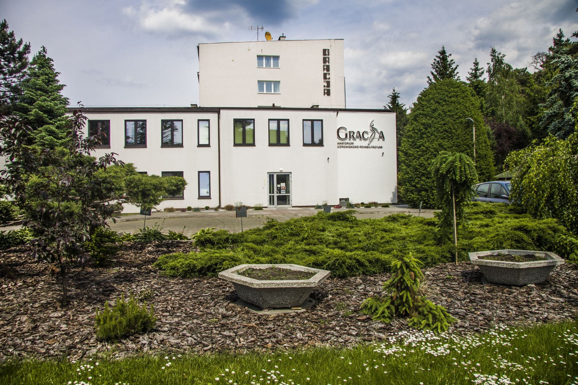 Budynek główny Sanatorium Gracja w Ciechocinku