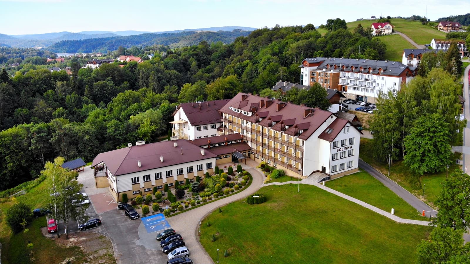 Budynek główny Sanatorium Solinka w Polańczyku