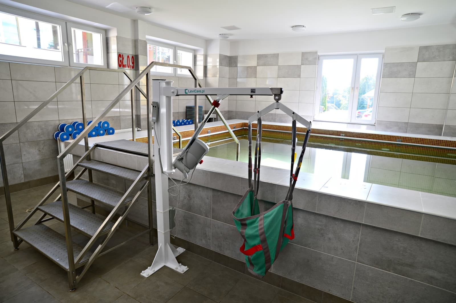 Basen rehabilitacyjny w Sanatorium Solinka w Polańczyku