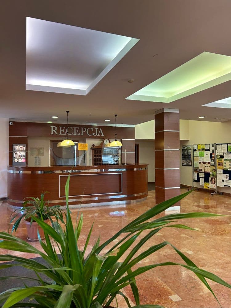 Recepcja w Sanatorium Ciche Wąwozy w Nałęczowie