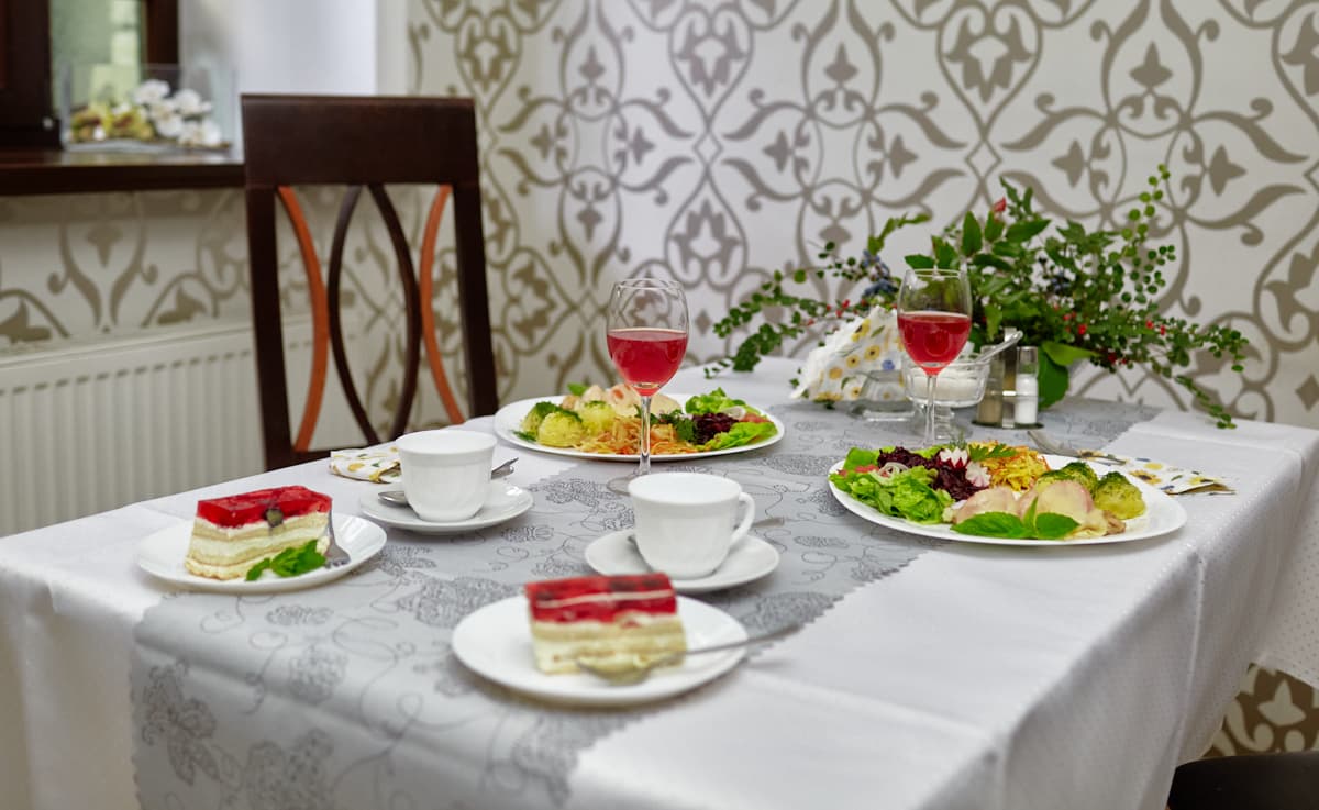 Jadalnia w Sanatorium Stary Zdrój w Polanicy-Zdroju