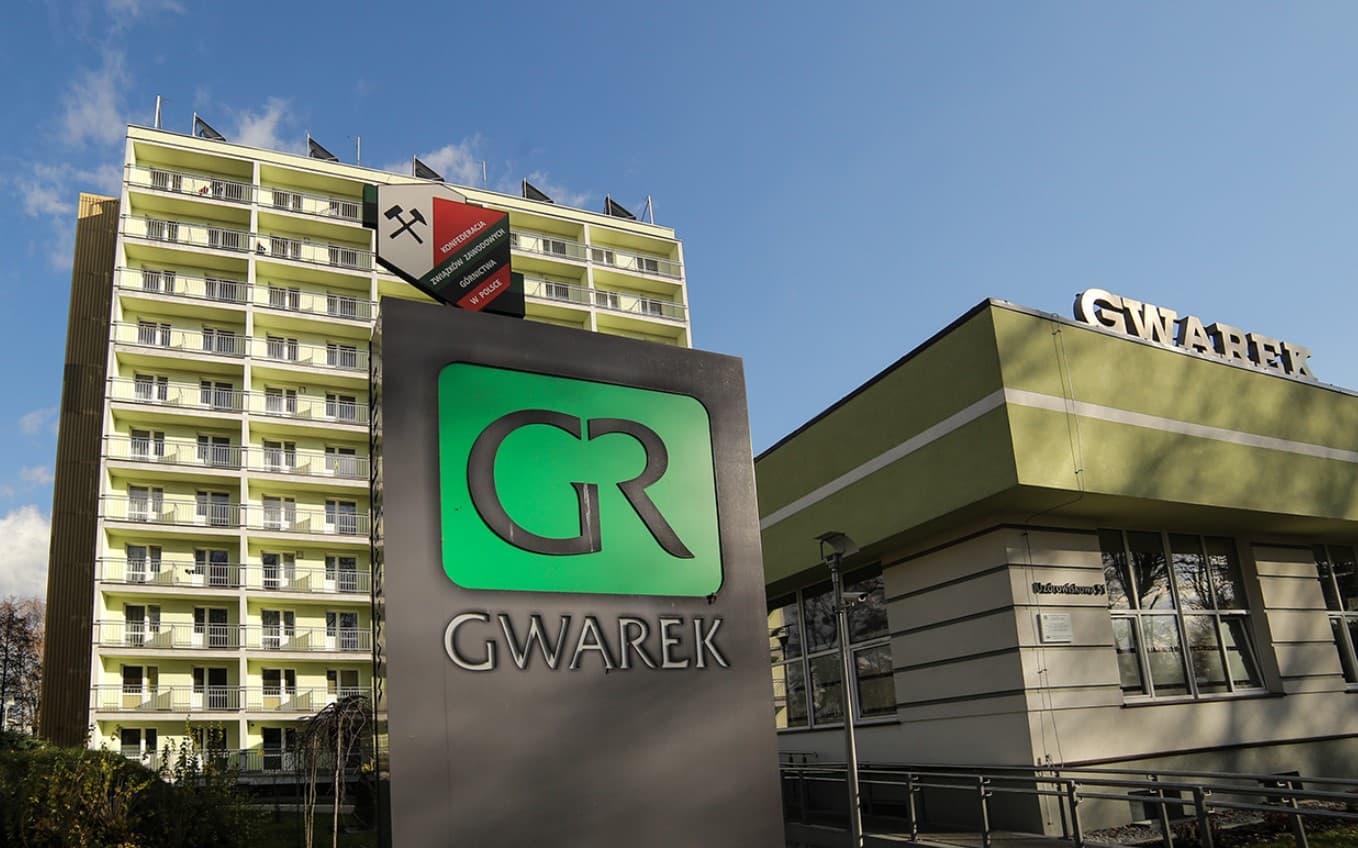 Budynek główny Sanatorium Gwarek w Goczałkowicach