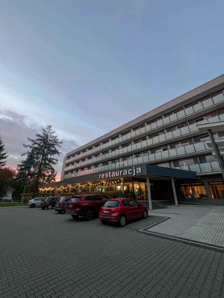 Budynek główny Sanatorium Zdrowie w Ciechocinku