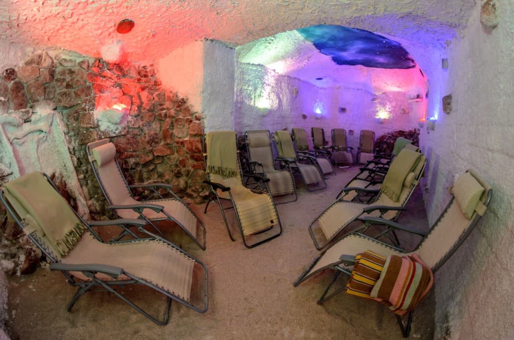 Grota solna w Sanatorium Limba w Piwnicznej-Zdroju