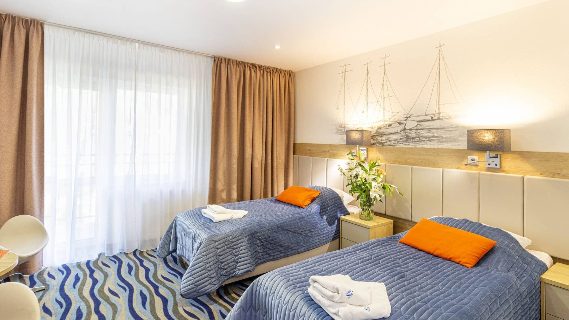 Pokój w Ośrodku Bagińscy Spa w Pobierowie