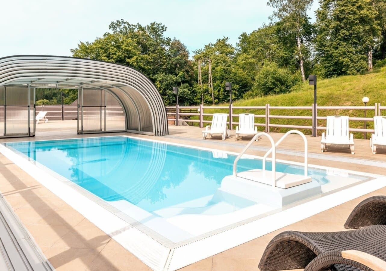 Basen w Hotelu Solina Spa w Uhercach Mineralnych