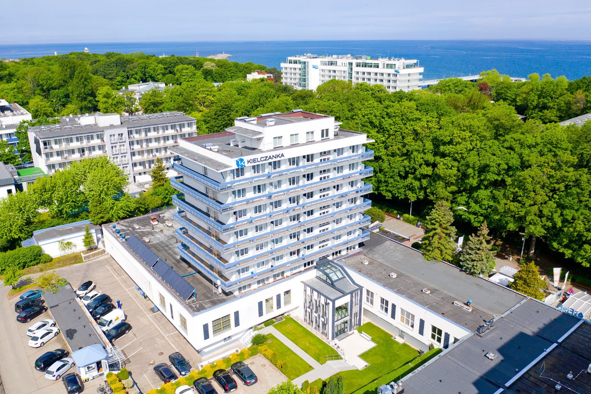 Budynek główny Hotelu Kielczanka w Kołobrzegu
