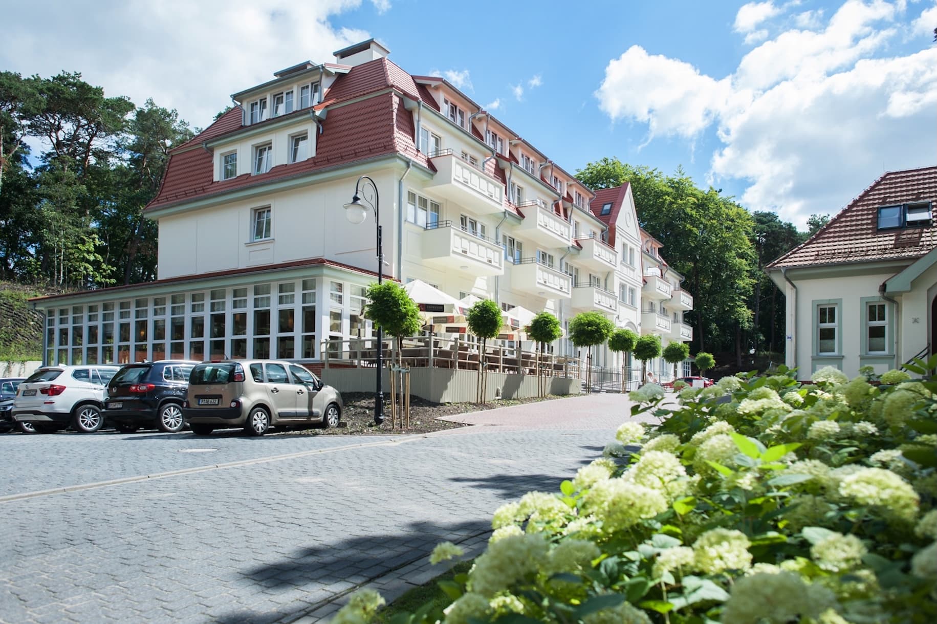Budynek Hotelu Cesarskie Ogrody w Świnoujściu
