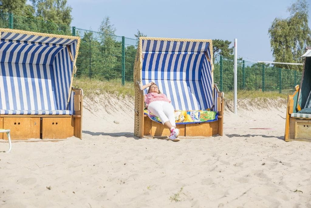Plaża Ośrodka Rehabilitacyjno-Wypoczynkowego Pomorze w Ustce