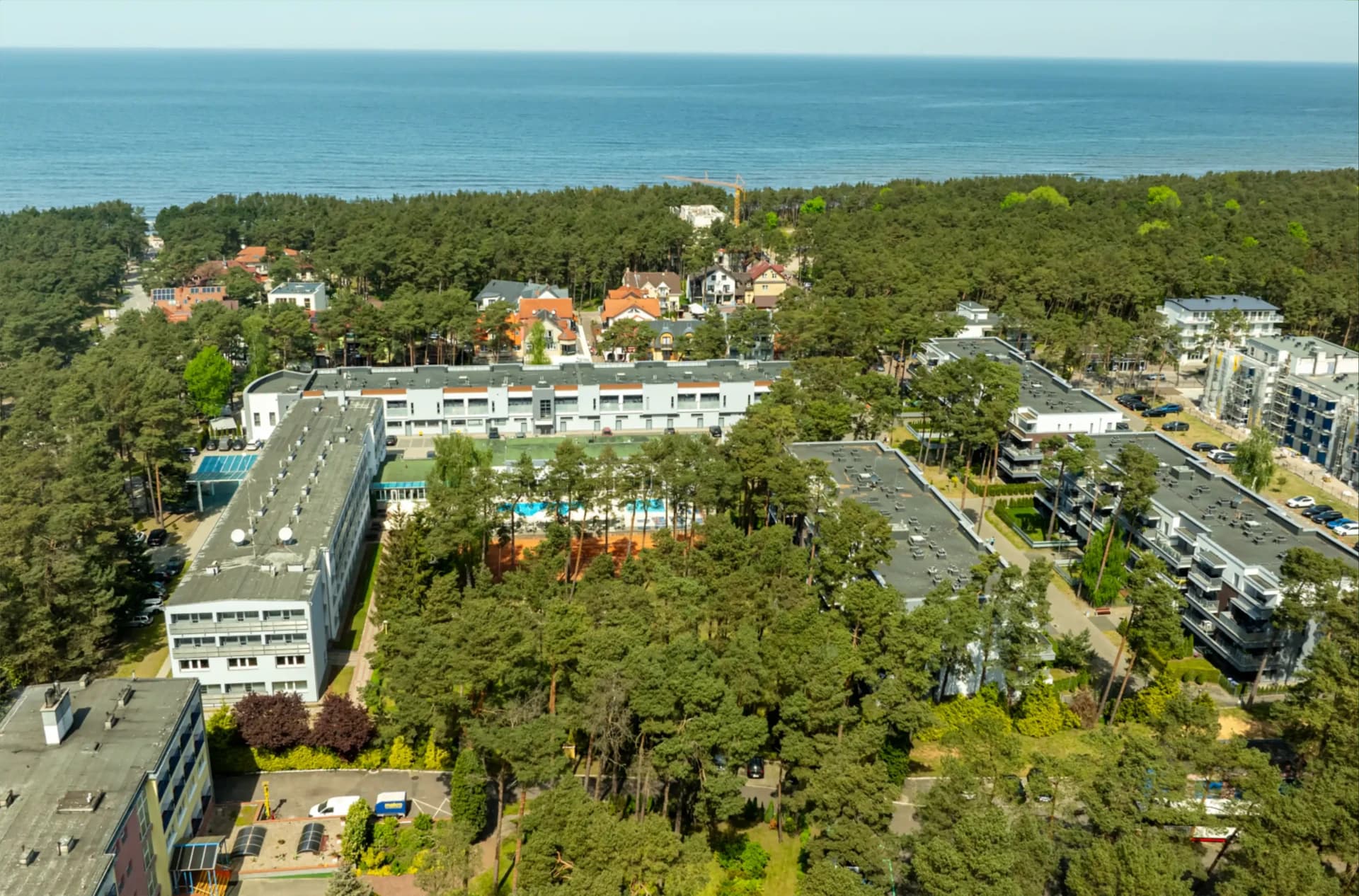 Budynek Baltic Inn w Pogorzelicy