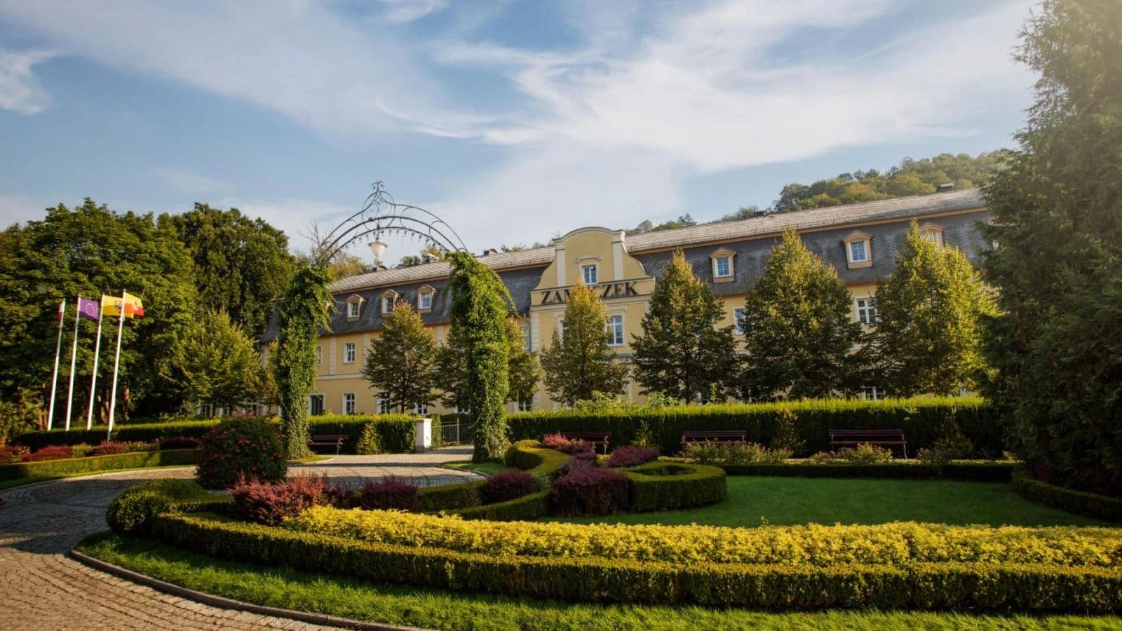 Budynek Sanatorium Zameczek w Kudowie Zdrój